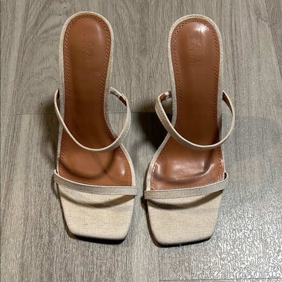 ASOS Shoes - ASOS Design Cream Heeled Sandals